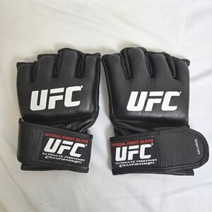 UFC Official Pro Fight Gloves, Black, Men's Size XX Large